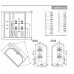 Cabina Level 1600*900 alb  - Hidrobox